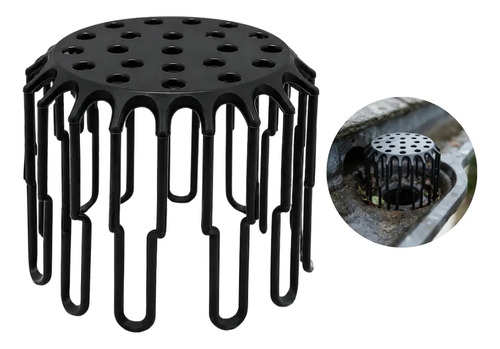 Ralo Grelha Abacaxi Flexivel 150mm Calha Ati Folhas Estrela