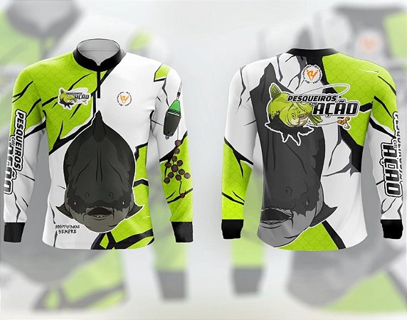 Camiseta Manga Longa 2024 Cor Verde