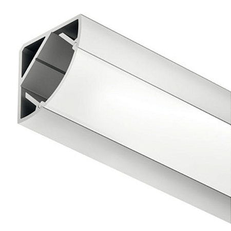 Canaleta Para Led Com Capa Leitosa De Canto Barra Com 2500mm