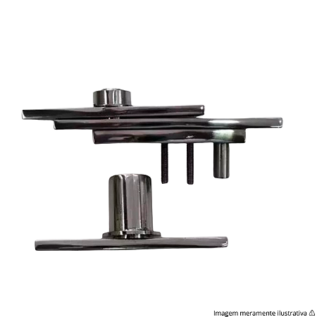 Pivô Inox 304 Regulável p/ Porta Pivotante 300kg - Tozzatto
