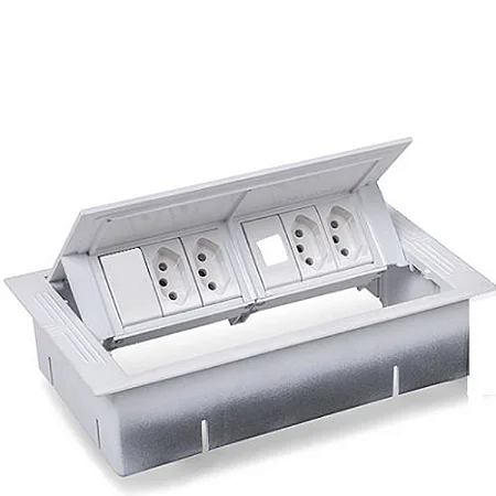 Caixa Office Standard Branca com 6 Blocos - NBR6BL-KEYS - QTmov 25001.02