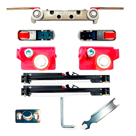 Kit Oculto para Porta de Correr Häfele Slido D-Line43 80M – 800 a 1100mm
