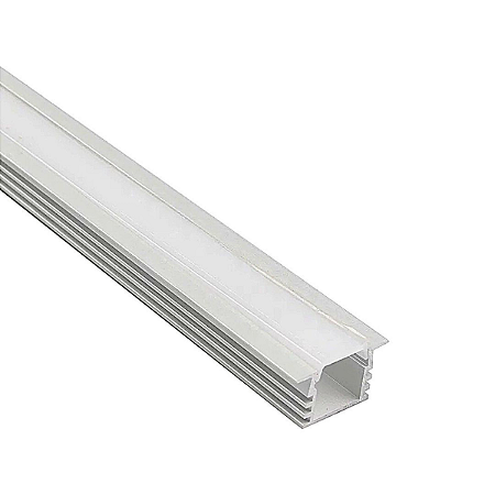 Canaleta Para Led Com Capa Leitosa Barra Com 2500mm