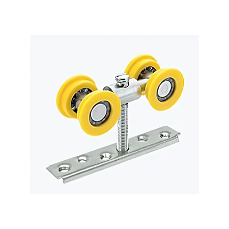Roldana RNB Reta 4 Rodas para Porta de Correr até 80kg - Deslizamento Suave