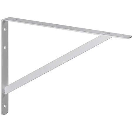 Mão Francesa Reforçada 150x200 mm em Aço Carbono – Pintura Epóxi Branca