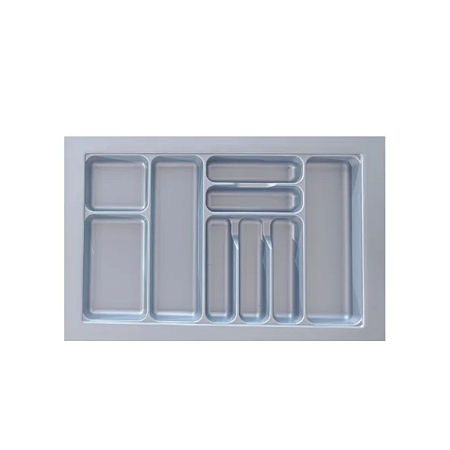 Divisor de Talheres Hettich Cinza 800mm x 520mm - Praticidade na Cozinha