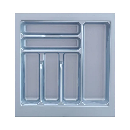 Divisor de Talheres Hettich Cinza 500x520mm, Organizador de Gaveta