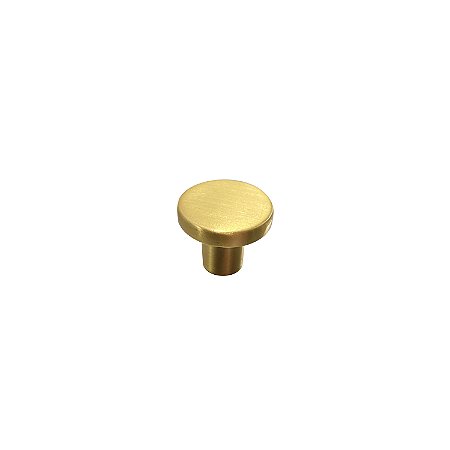 Puxador Ponto Bari Cor Dourado Escovado 25mm