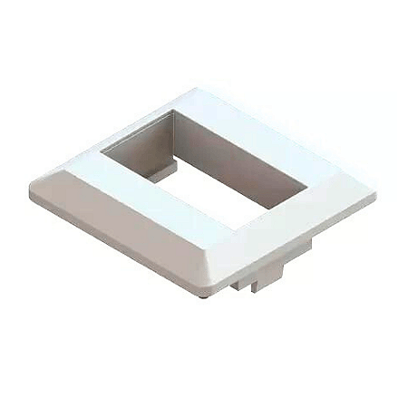 Mini Espelho Branco Série 100 1 Bloco - QTmov 35100.02 para Instalação