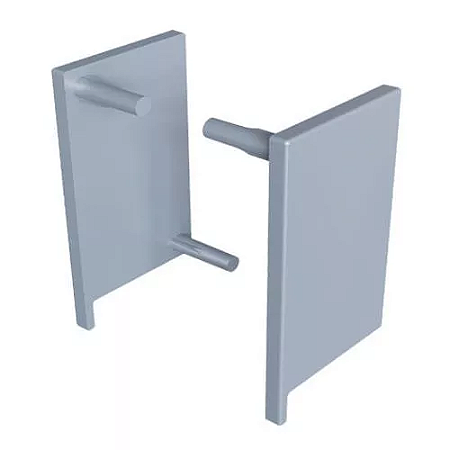 Ponteira PE-046/053 Vazada Cromo Acetinado Rometal