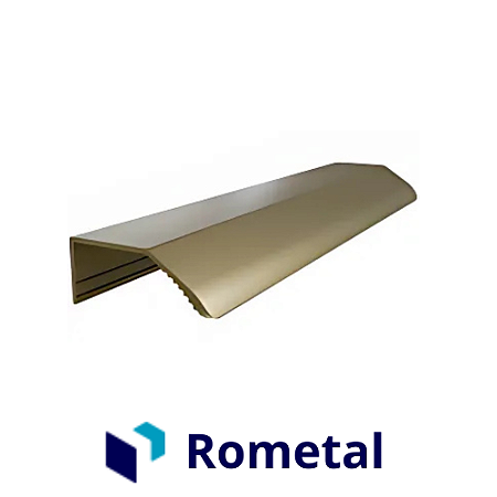 Puxador Rometal Aria RM-388 200mm Champagne Claro