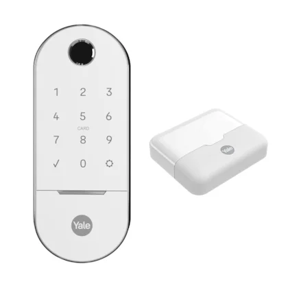 Fechadura Digital Lia com Kit Conectividade Branca - Yale