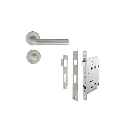 Fechadura Hafele Essence Bauer Banheiro | Inox Escovado e Estilo