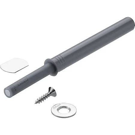 Tip-on Da Blum Para Embutir Longo Cinza