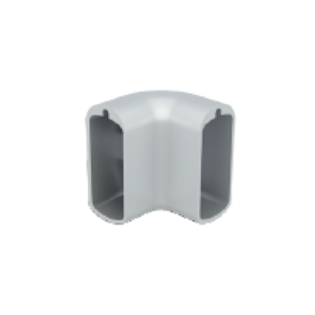 Conector Rometal Vesto 90° para Cabideiro – Acabamento Champagne Claro