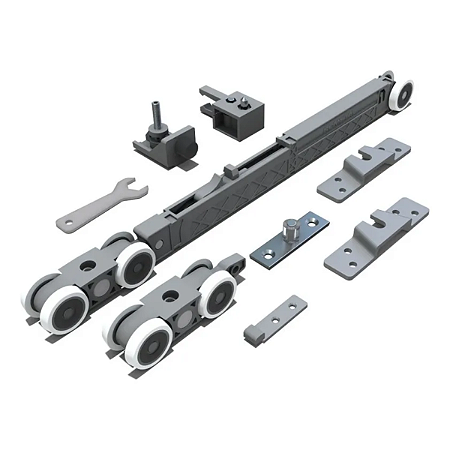 Rometal RO-82 Médio – Kit Deslizante para Porta de MDF (40–80kg)