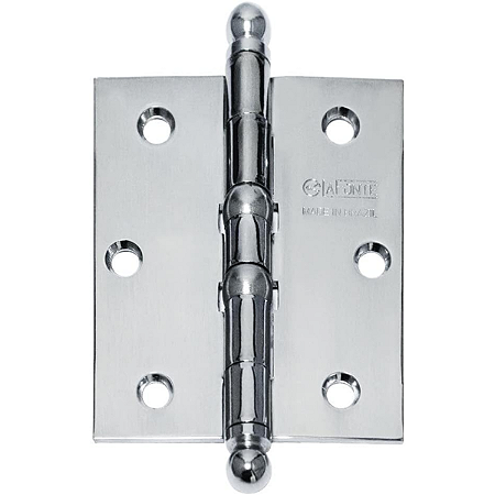 Dobradiça 500 La Fonte 3x2.5" com Parafuso – Aço Cromado