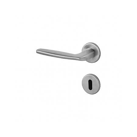 Fechadura Interna La Fonte 757 Inox Lixado com Roseta 307 ST2 55 mm
