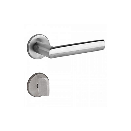 Fechadura WC La Fonte 892 Inox Escovado com Roseta 307