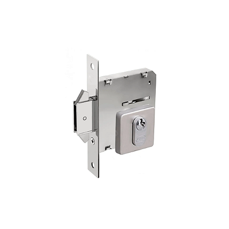 Fechadura Arouca Correr Externa IP 86 Polido para Porta de Correr
