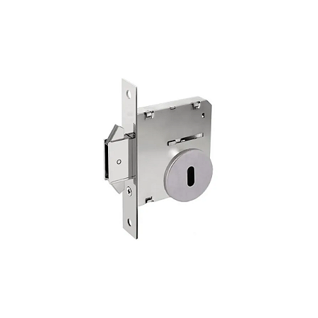 Fechadura Arouca Correr Interna IE 98 Inox Escovado para Porta de Correr