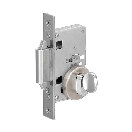 Fechadura Imab 2469 Para Porta De Correr Banheiro Inox Escovado