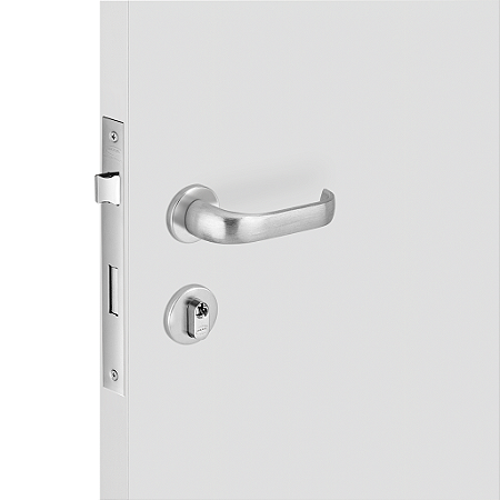 Fechadura Externa Duna 40mm Imab Cromo Acetinado