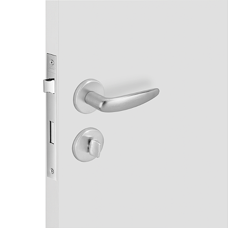 Fechadura Imab Vert 2 Banheiro – Cromo Acetinado com Roseta 77