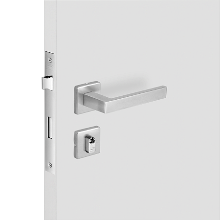 Fechadura Externa Imab Hato 2 Pontos XE – Inox Escovado e Segurança Elevada