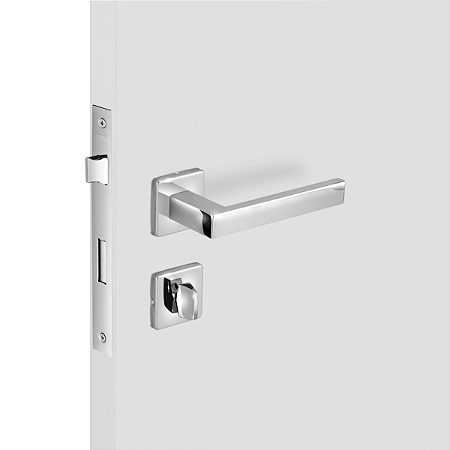 Fechadura Banheiro Hato 2 Imab Inox Polido