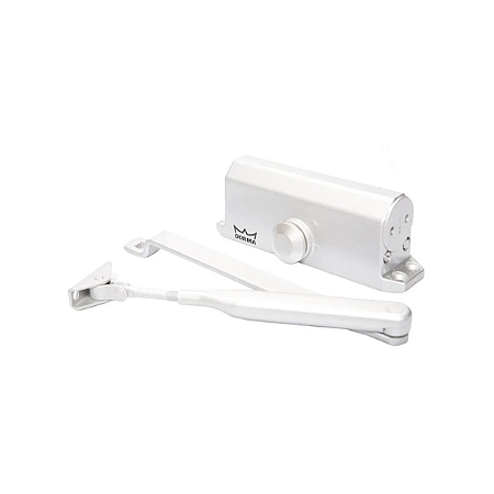 Mola Dorma MA200/2 Branca com Braço Parador – Porta até 65kg