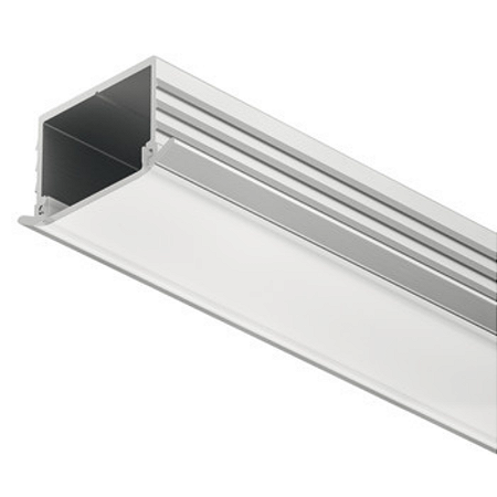 Hafele Barra de LED 2500mm – Perfil 18x13mm com Capa Leitosa Integrada