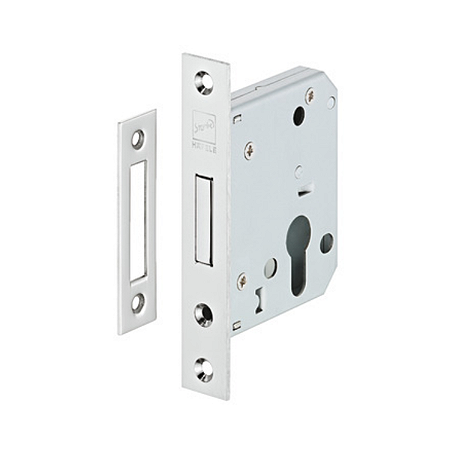 Fechadura Auxiliar Externa Hafele Inox Fosco sem Cilindro