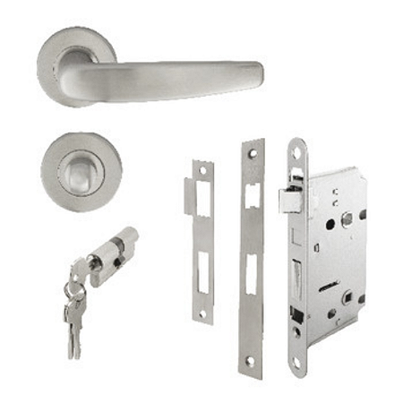 Fechadura Inox 304 Fosca Hesse Linha Essence – Para Banheiro 35–45 mm
