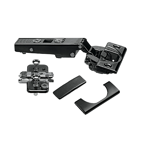 BLUM CLIP Top Ônix Curva c/ Amortecedor – Kit com 2 Dobradiças Blumotion