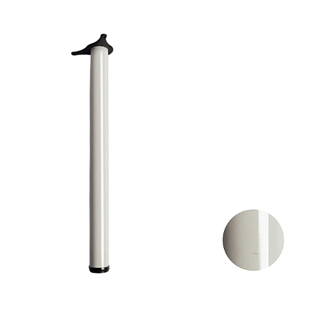 Pé Cilíndrico HARDT Branco 730 mm – Diâmetro 60 mm