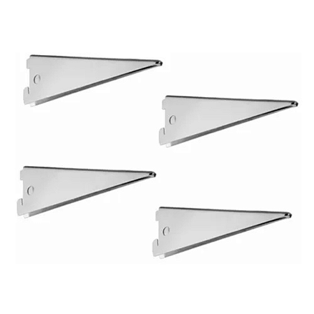 Suporte Duplo Multivisão para Prateleira 27cm Branco