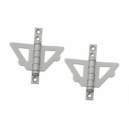 Borboleta União Mundial para Janela Guilhotina – Zamac Cromado Acetinado