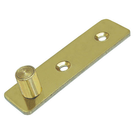 União Mundial Pino Guia Reto 1/2" em Latão – Para Portas de Correr