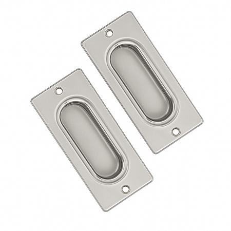 União Mundial Puxador Concha Embutir 40x100mm Cromado Acetinado