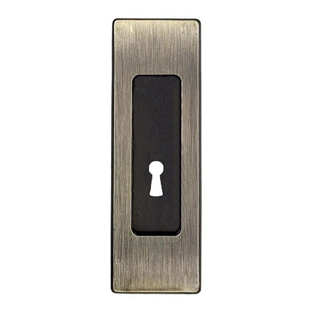 União Mundial Puxador Concha Embutir 150mm com Furo – Antique