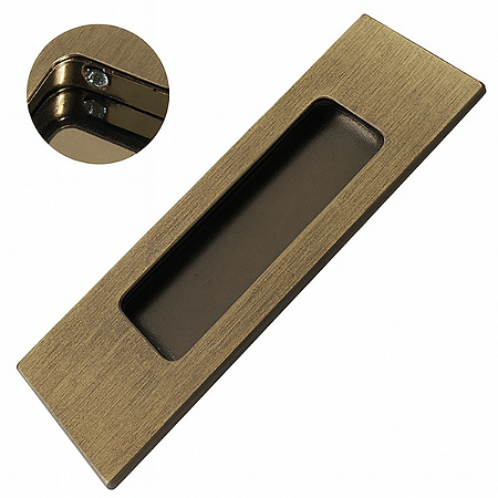 União Mundial Puxador Concha Embutir 250mm Antique