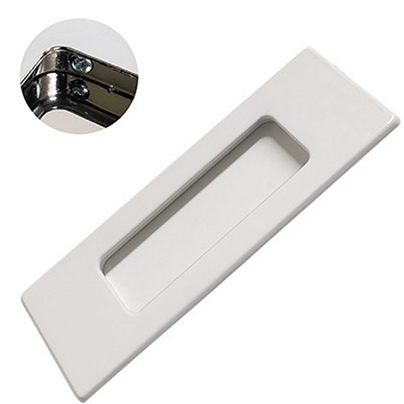 União Mundial Puxador Concha Embutir 250mm Branco