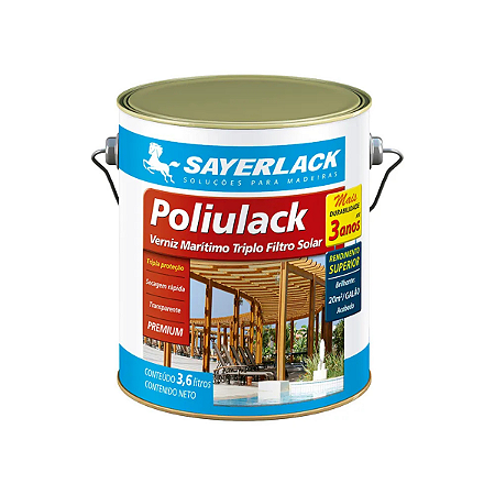 Verniz Marítimo Acetinado Sayerlack 3,6L