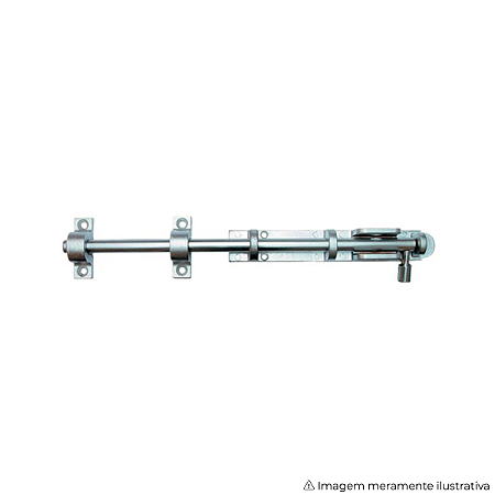 Trinco União Mundial Reforçado 30cm Cromado – Linha 851