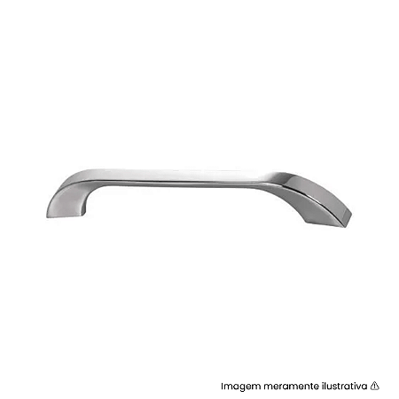 Puxador Cucca 192 mm Níquel Escovado – Gruppa