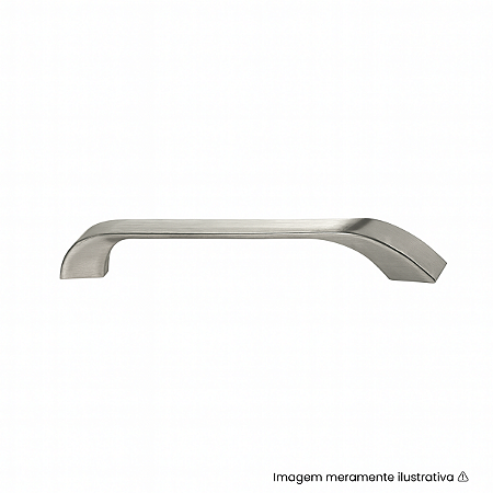 Puxador Cucca 256 mm Níquel Escovado – Gruppa