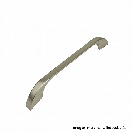 Puxador Cucca 384 mm Níquel Escovado – Gruppa