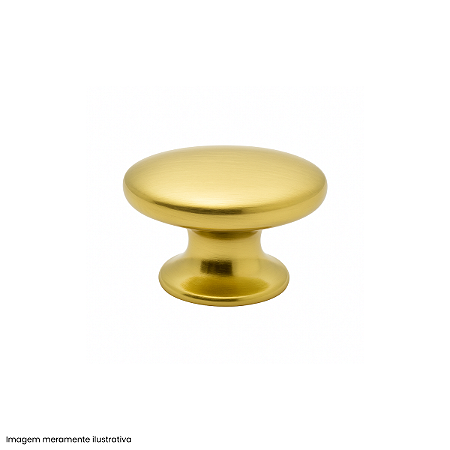 Puxador Oval Ponto Dourado Gruppa