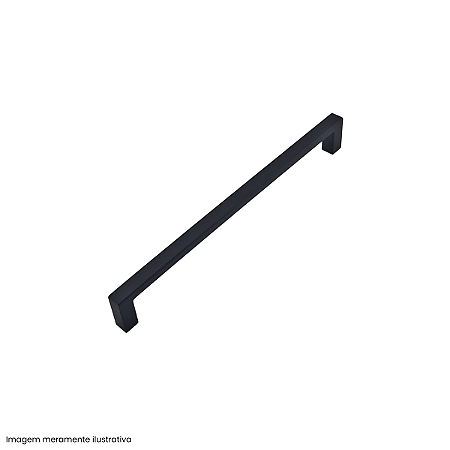 Puxador Siena 96 mm Preto Fosco – Design Moderno Gruppa